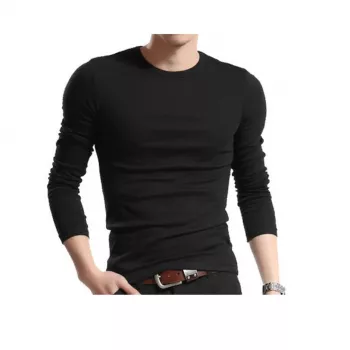 sweat shirt noir homme coton