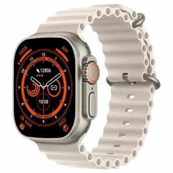 Montre connectée T800 ultra 2 - Silver Avec chargeur magnetique