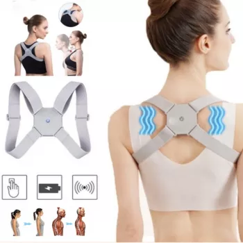 Correcteur De Posture Avec Rappel De Vibration Du Capteur Intelligent – Orthèse Supérieure Du Dos