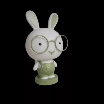 Veilleuse Lapin Lunette - vert