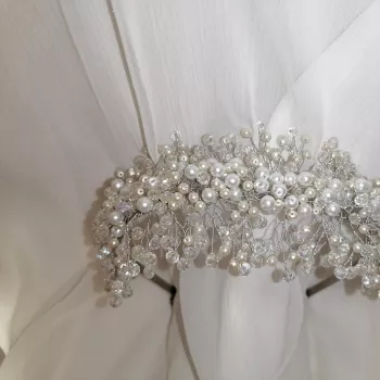 Couronne mariage blanc