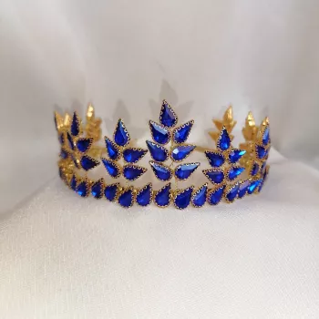 Couronne bleu roi