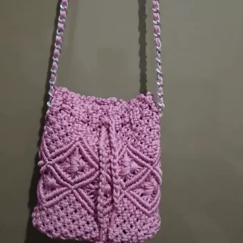 Sac à main macramé (fait main)