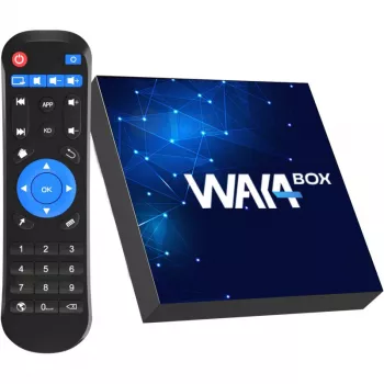 BOX ANDROID WAKA BOX WB700 UHD 4K + ABONNEMENT IPTV 24 MOIS WAKA