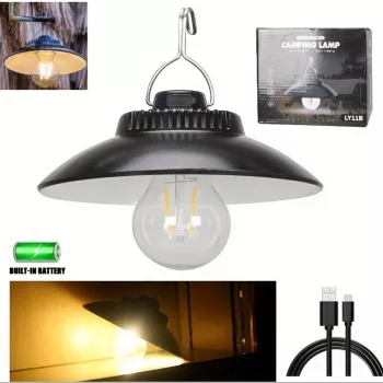 Lampe LED Suspendue Pour Camping – Lumière Chaude – Légère – Portable